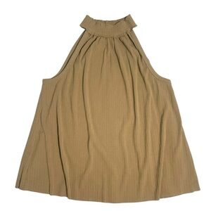The Limited Tan Sleeveless Halter Blouse